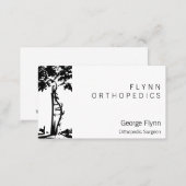 Orthopedic Surgery Crooked Tree Business Card (Front/Back)