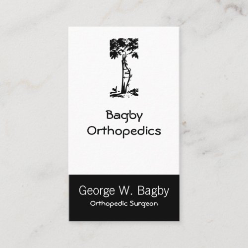 Orthopedic Surgery Crooked Tree Business Card