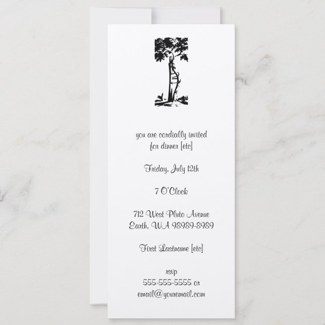 Orthopedic Surgery Crooked Tree Invitation (Front)