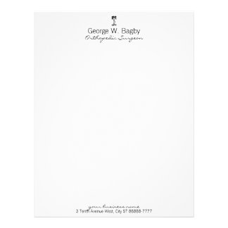 Surgeon Letterhead | Zazzle