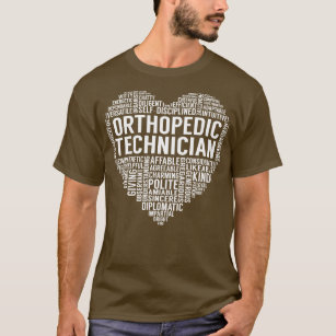Orthopedic Technician Heart T-Shirt