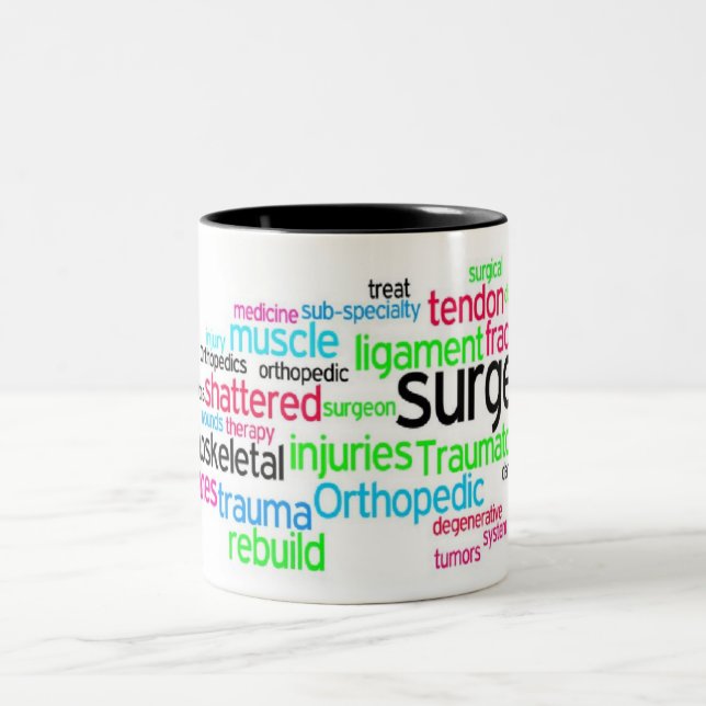 Orthopedics Love Two-Tone Coffee Mug (Center)