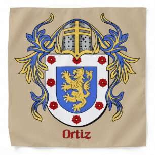 Ortiz Historical Coat of Arms Bandana