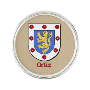 Ortiz Historical Shield Pin