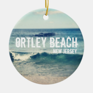 Ortley Beach - 2013 - Recovery at the Jersey Shore Ceramic Ornament