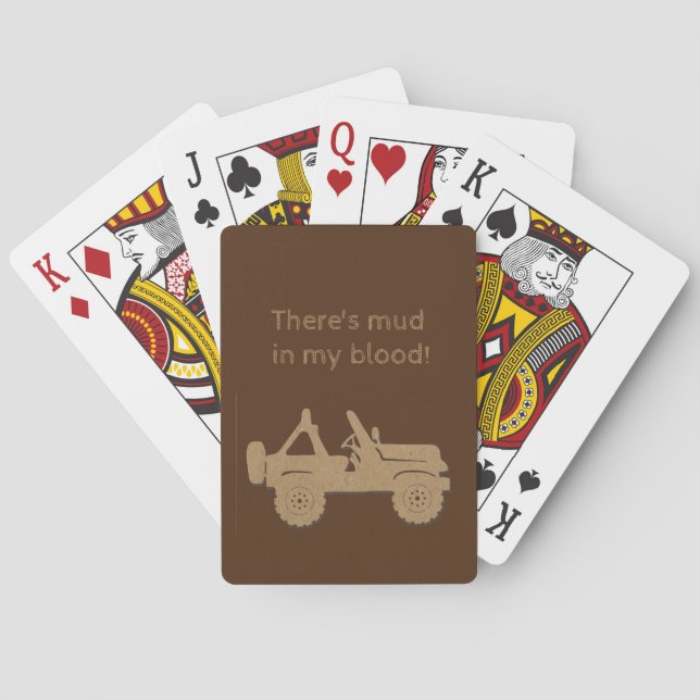ORV GP Mud in my Blood Classic Playing Cards (Back)