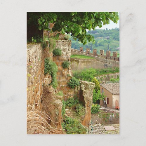 Orvieto Battlement Postcard