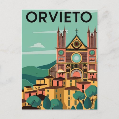 Orvieto Italy  Postcard