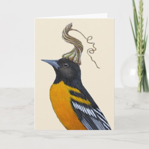 Orville the oriole card
