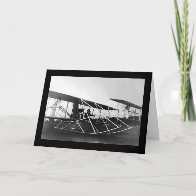 Orville Wright Airplane 1909 Card (Front)