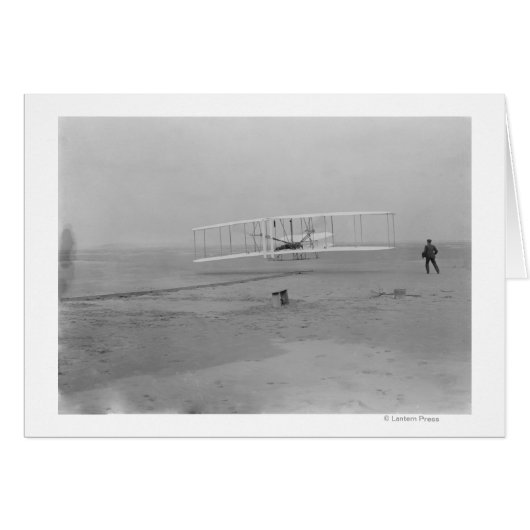 Orville Wright on First Flight at 120 feet (Front Horizontal)