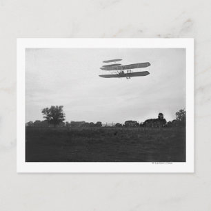 Orville Wright on Flight 41 at 60 foot high Postcard