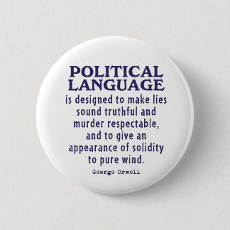 Orwell on Political Language Button