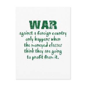 Orwell on War Postcard