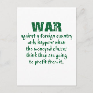 Orwell on War Postcard