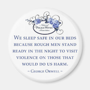 Orwell w/NPWA logo Magnet