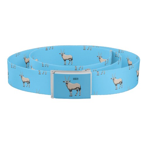 Oryx cartoon illustration belt