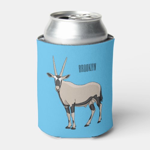 Oryx cartoon illustration can cooler