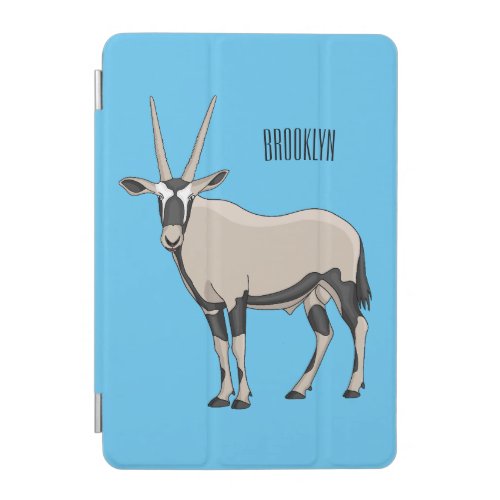 Oryx cartoon illustration iPad mini cover