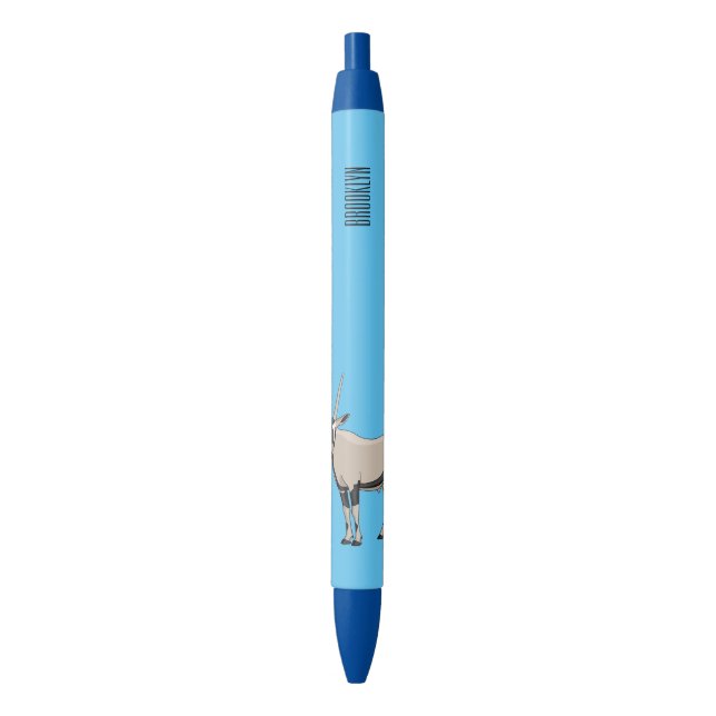 Oryx cartoon illustration pen (Front Vertical)