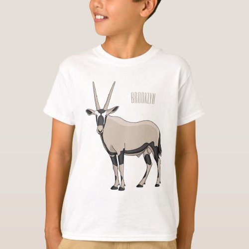 Oryx cartoon illustration T_Shirt