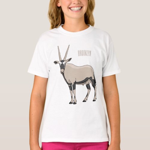 Oryx cartoon illustration T_Shirt