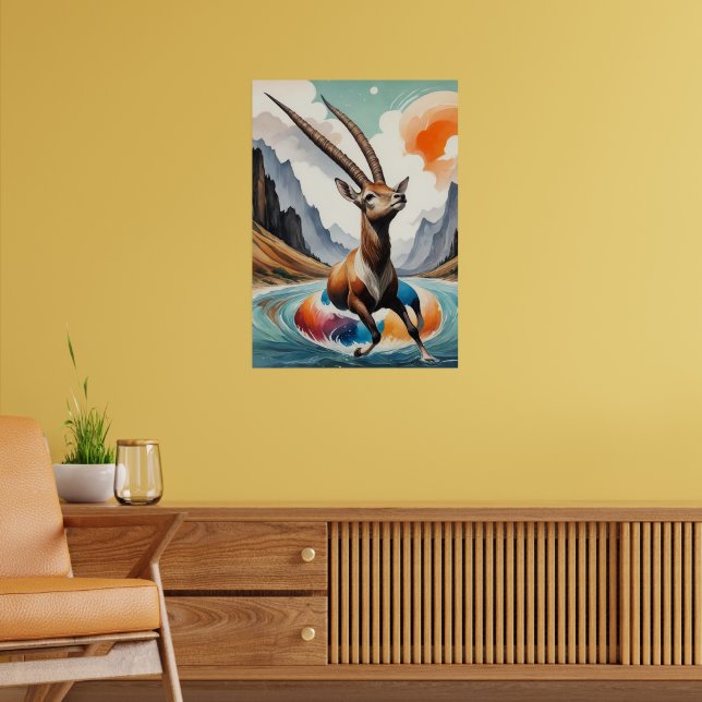 Oryx enjoys Float Trip Poster (Living Room 2)