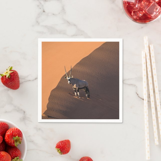 Oryx on the edge, Namibia Napkins (Insitu)