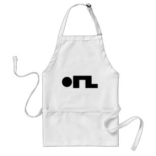 ORZ Emoticon Kaomoji Emoji Adult Apron