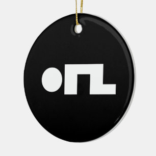 ORZ Emoticon Kaomoji Emoji Ceramic Ornament