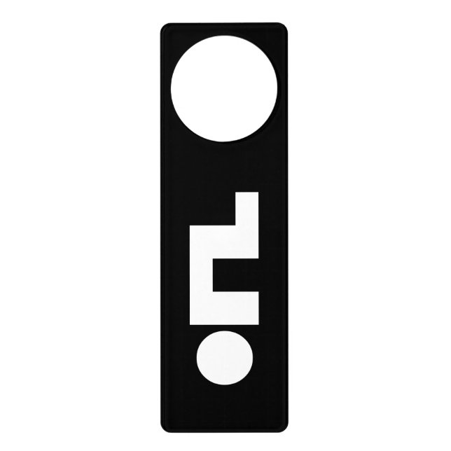 ORZ Emoticon Kaomoji Emoji Door Hanger (Front)