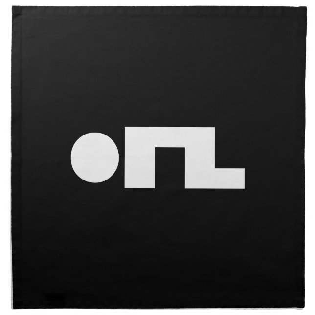 ORZ Emoticon Kaomoji Emoji Napkin (Front)