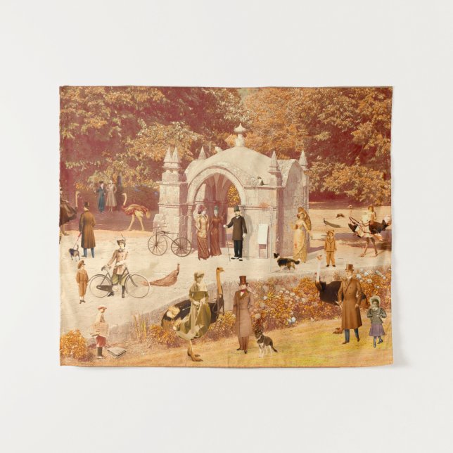 Os Avestruzes de Ponte de Lima Tapestry (Front (Horizontal))