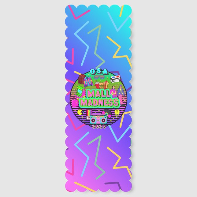 OSA 2026 Arcade Punks 2-Sided Bookmark (Front)