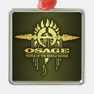 Osage 2o metal ornament