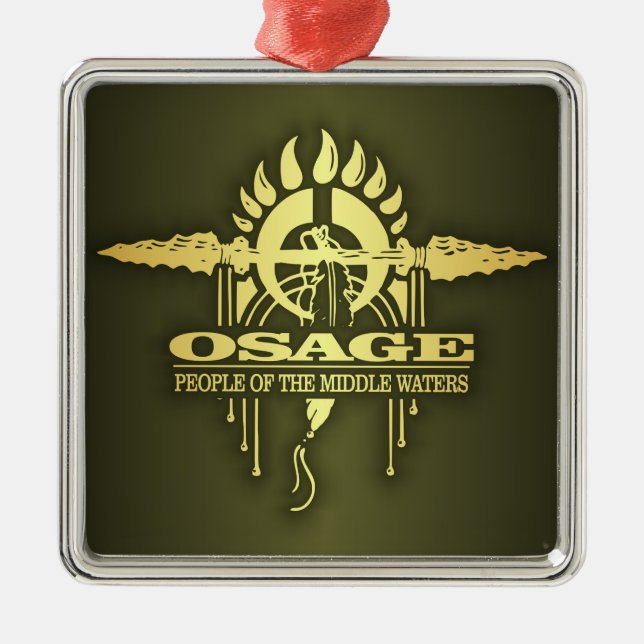 Osage 2o metal ornament (Front)
