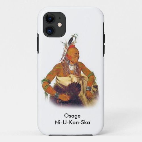 Osage _ called themselves Ni_U_Kon_Ska iPhone 11 Case
