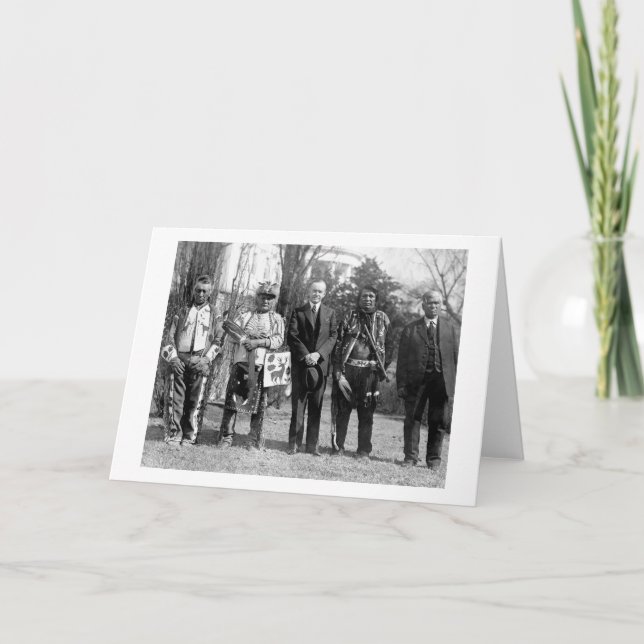 Osage Indians, 1925 Card (Front)