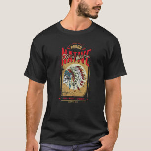 Osage Nation Native American Indian Warrior Tribe T-Shirt