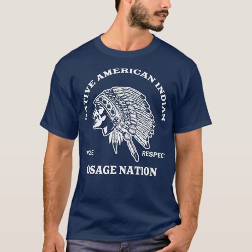 Osage Nation Native American Inspired Gift T_Shirt