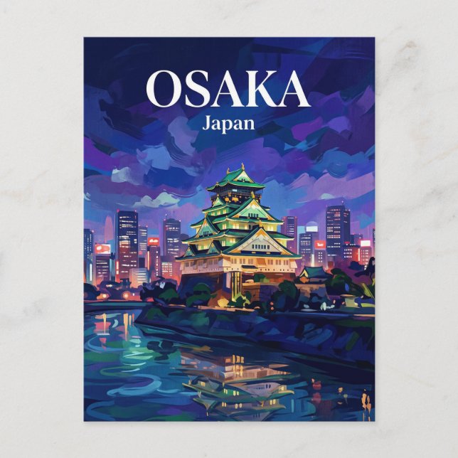 Osaka Castle Japan Postcard (Front)