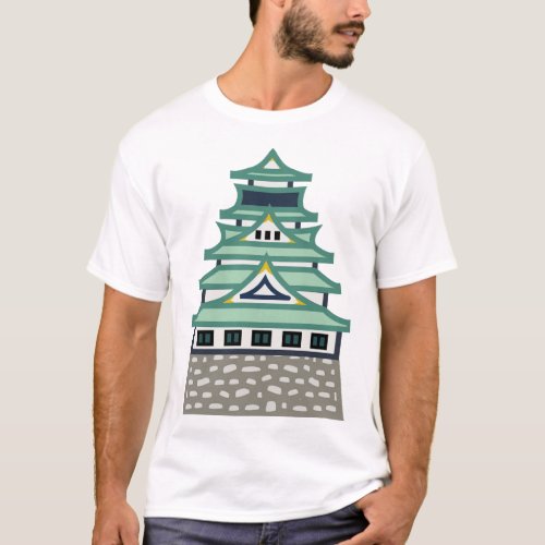 Osaka Castle Japanese Castle Osaka Japan Castle Ja T_Shirt
