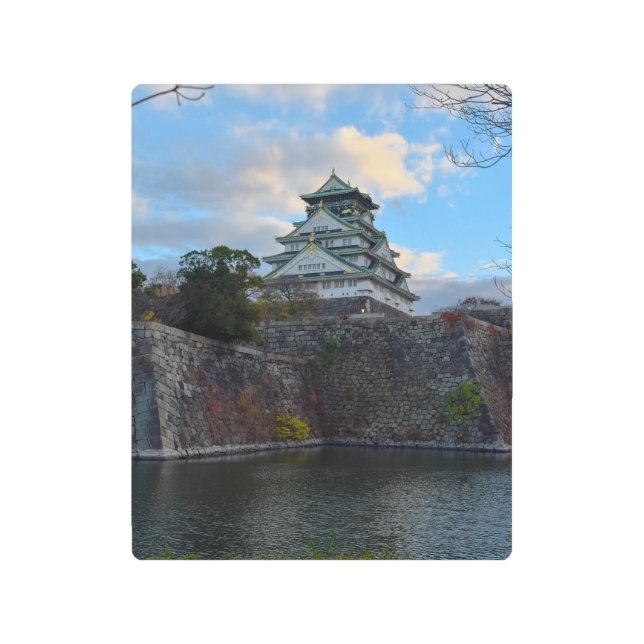 osaka castle metal print (Front)