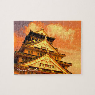 Osaka Castle (Sunset) Jigsaw Puzzle