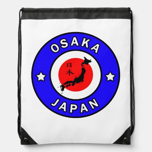 Osaka Japan Drawstring Bag