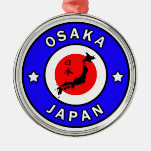 Osaka Japan Metal Ornament
