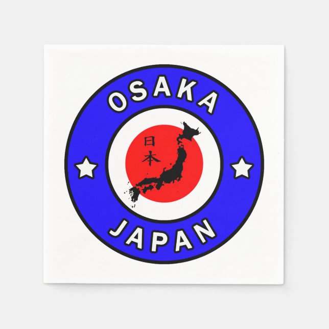Osaka Japan Napkins (Front)