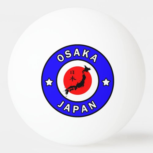 Osaka Japan Ping Pong Ball