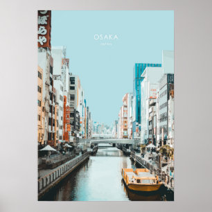 Osaka, Japan Travel Artwork Poster