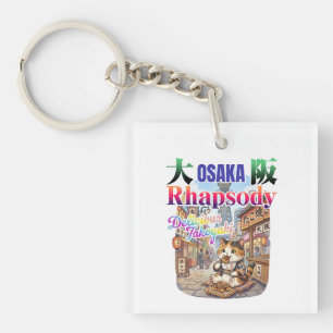 OSAKA rhapsody Delicious TAKOYAKI -JAPAN travel- Keychain